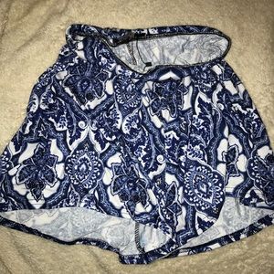 Blue Paisley Beach Shorts